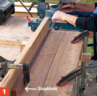 Byg brændely: Fastgør kapsaven til arbejdsbordet Byg brændely